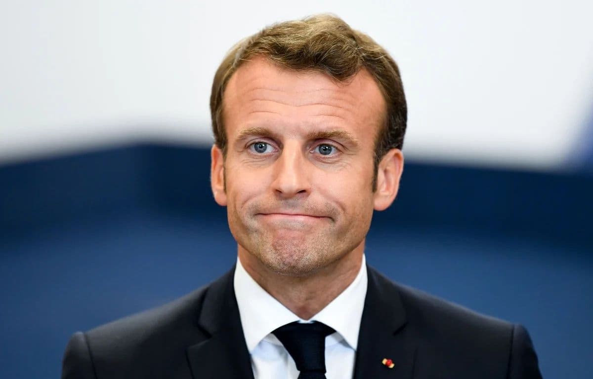 Polymarket event artwork: Macron out by...?
