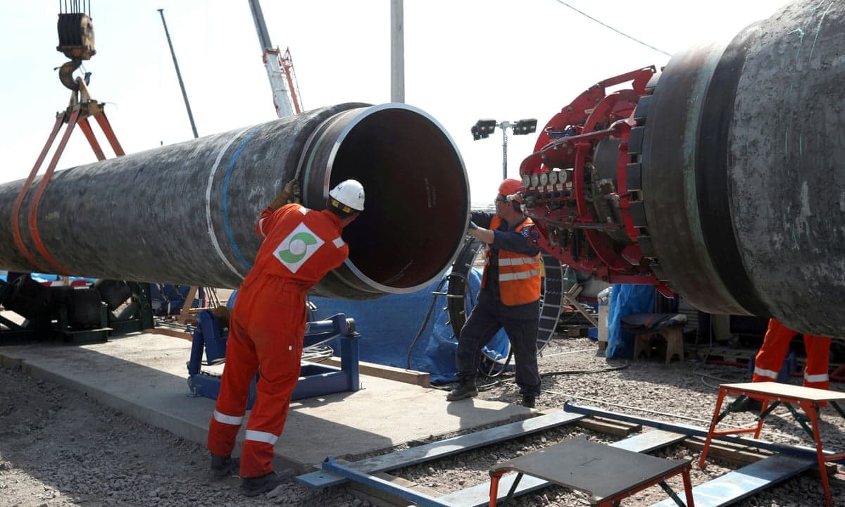 Polymarket event artwork: Nord Stream pipeline turned on before 2027?