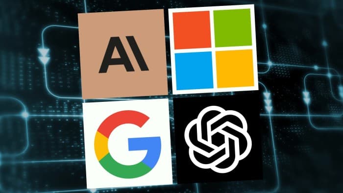 Polymarket event artwork: Which companies will have a #1 AI model by December 31?