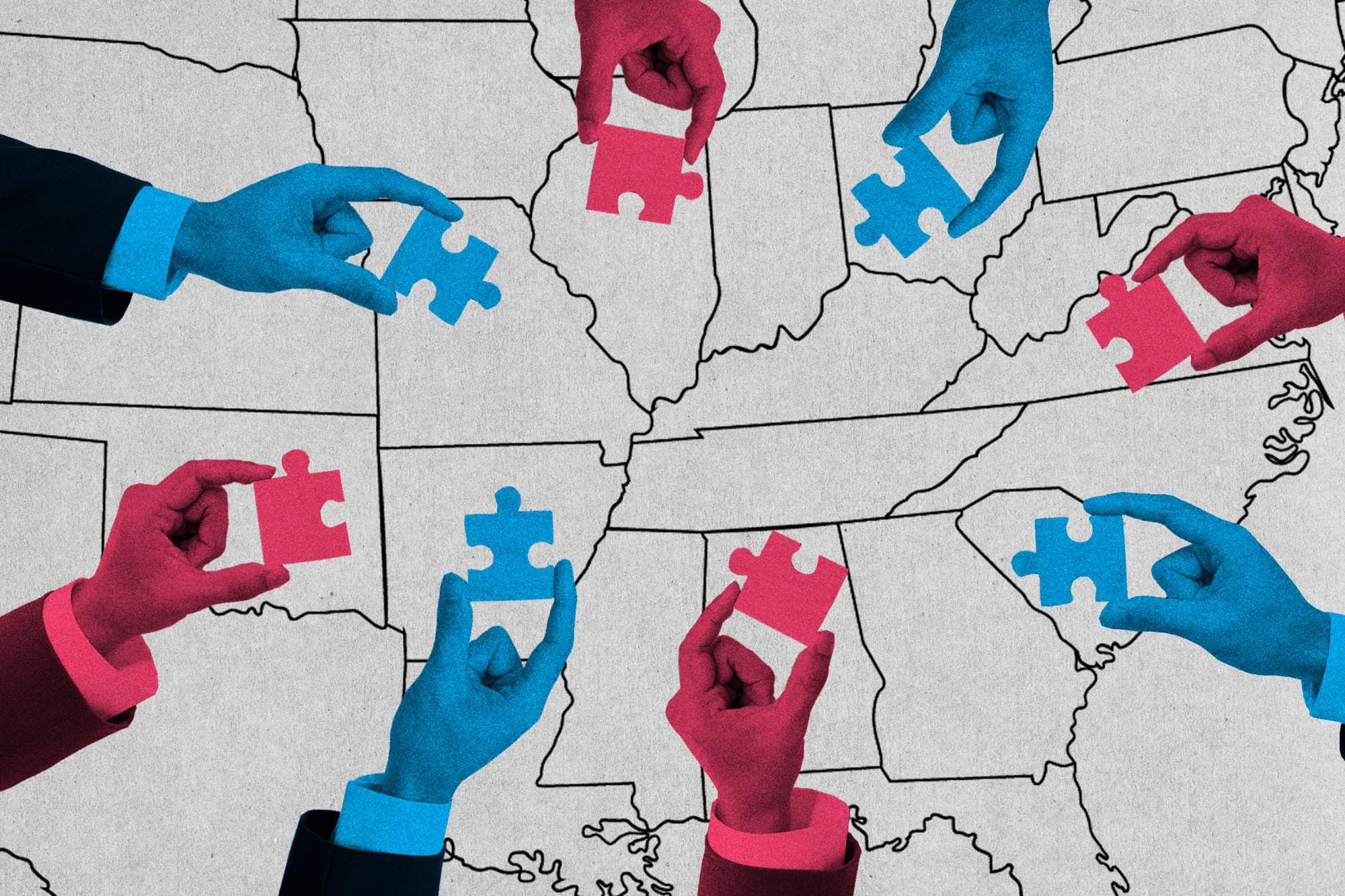 Polymarket event artwork: Which states will use new congressional maps in the midterms?